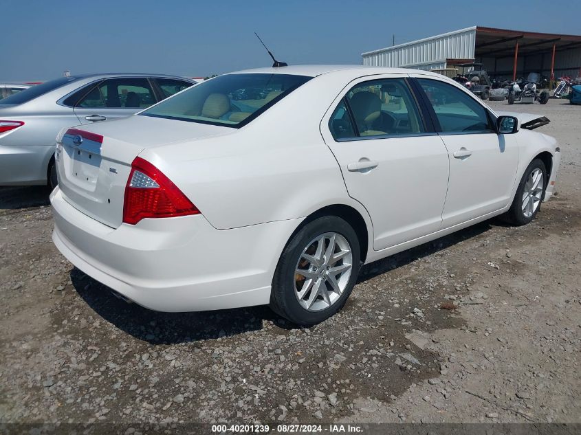 2011 Ford Fusion Sel VIN: 3FAHP0JA0BR295552 Lot: 40201239