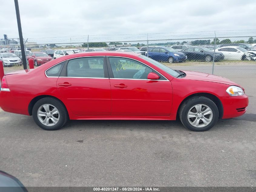 2012 Chevrolet Impala Ls VIN: 2G1WA5E3XC1190043 Lot: 40201247