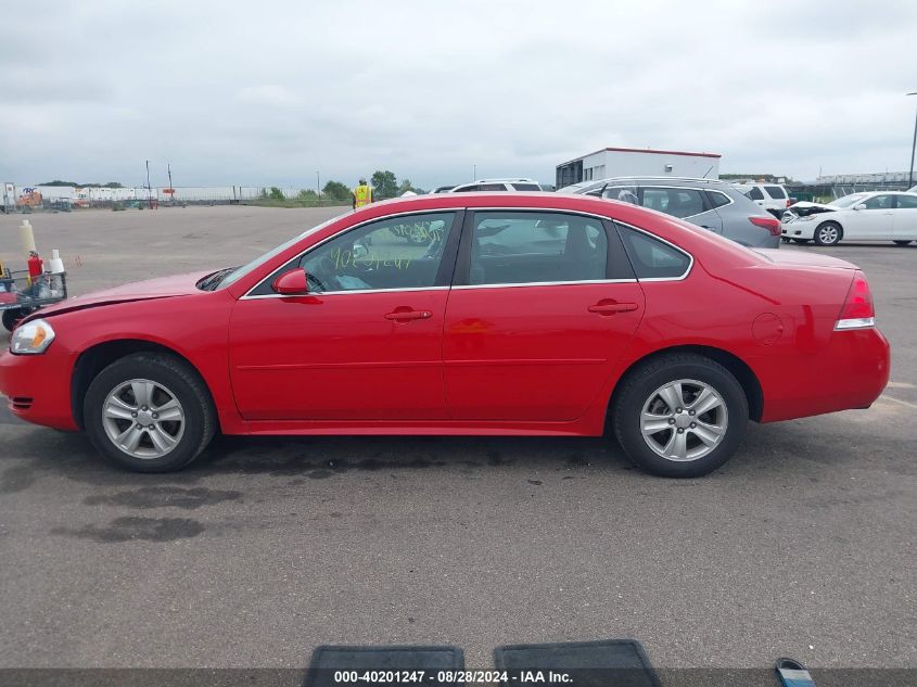 2012 Chevrolet Impala Ls VIN: 2G1WA5E3XC1190043 Lot: 40201247