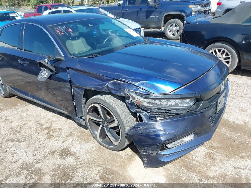 2018 Honda Accord Ex VIN: 1HGCV1F4XJA237588 Lot: 40201251