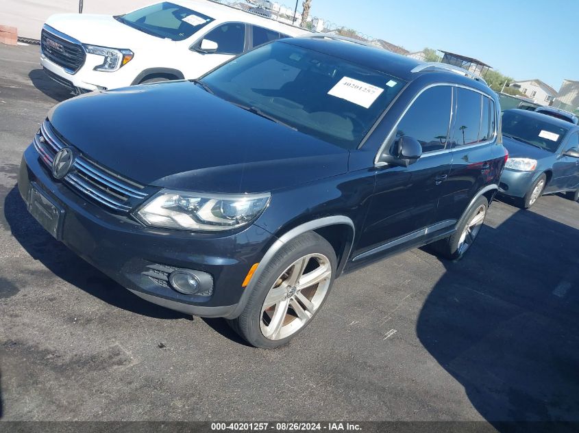 2014 Volkswagen Tiguan R-Line VIN: WVGAV3AX3EW009763 Lot: 40201257