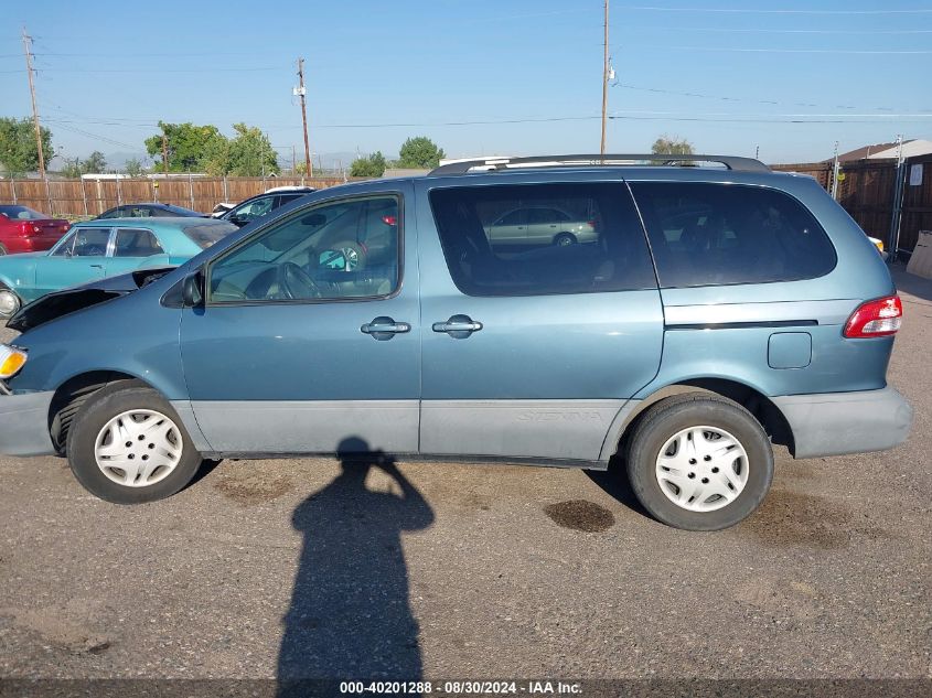 2002 Toyota Sienna Le VIN: 4T3ZF13C12U423010 Lot: 40201288