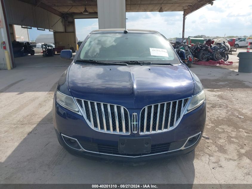 2011 Lincoln Mkx VIN: 2LMDJ6JK6BBJ09016 Lot: 40201310