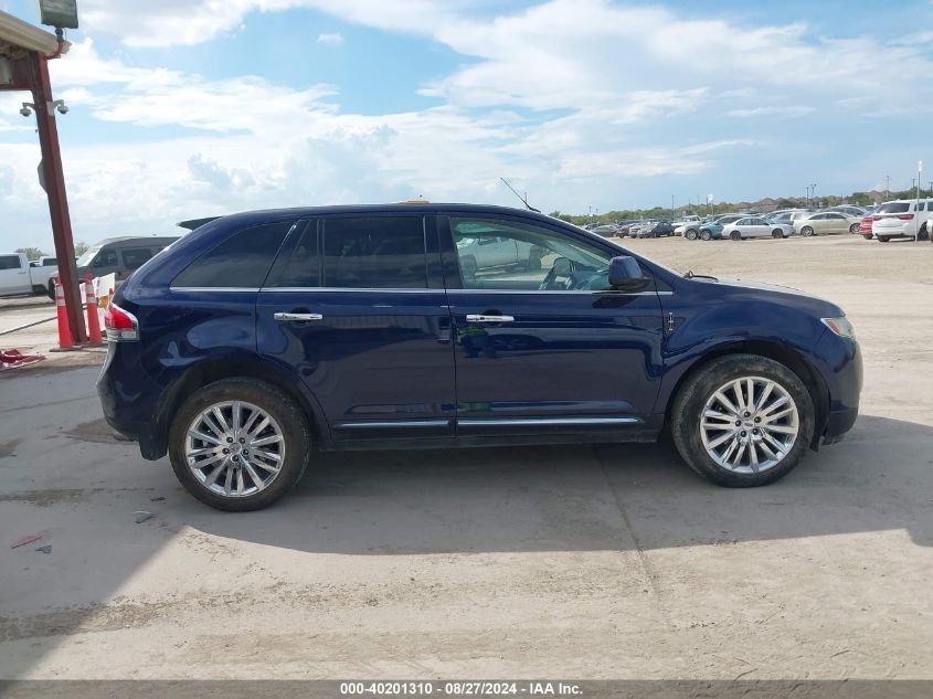 2011 Lincoln Mkx VIN: 2LMDJ6JK6BBJ09016 Lot: 40201310