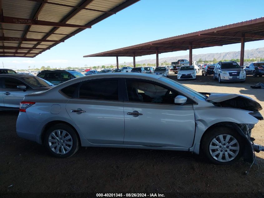 2015 Nissan Sentra Sv VIN: 3N1AB7AP4FL673536 Lot: 40201345