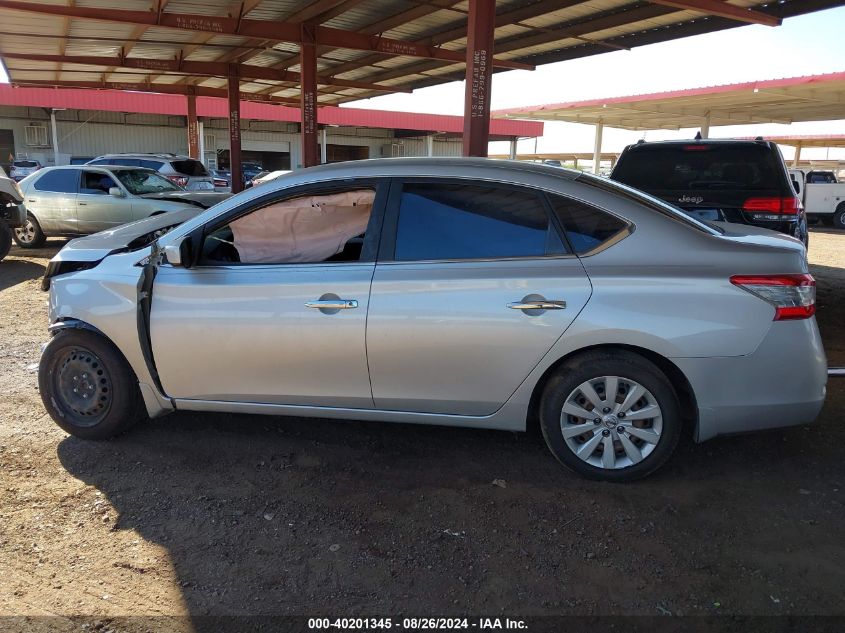 2015 Nissan Sentra Sv VIN: 3N1AB7AP4FL673536 Lot: 40201345