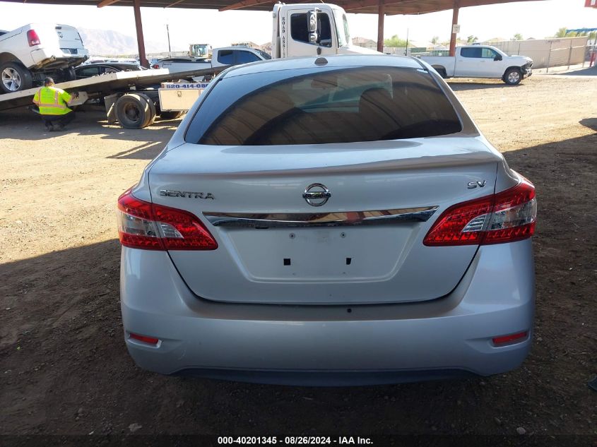 2015 Nissan Sentra Sv VIN: 3N1AB7AP4FL673536 Lot: 40201345