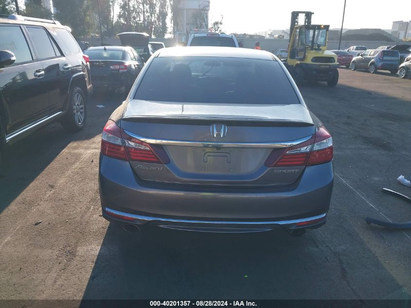 2016 Honda Accord Sport VIN: 1HGCR2F55GA112056 Lot: 40201357