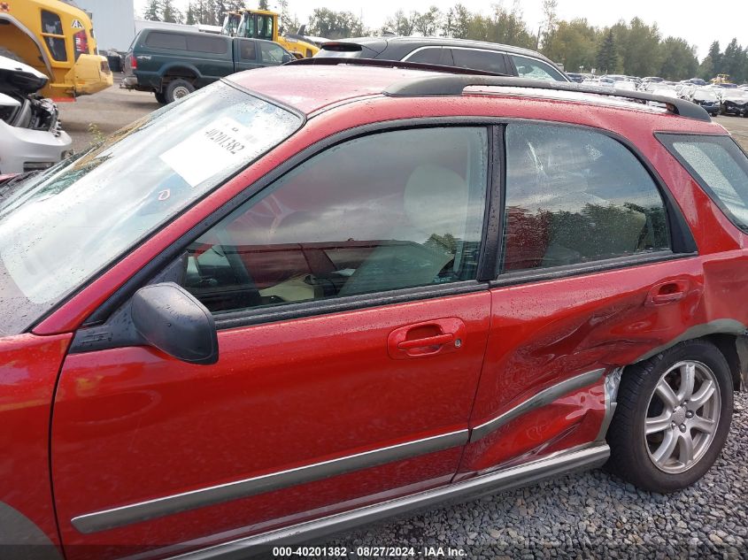 2007 Subaru Impreza Outback Sport VIN: JF1GG63607G801189 Lot: 40201382