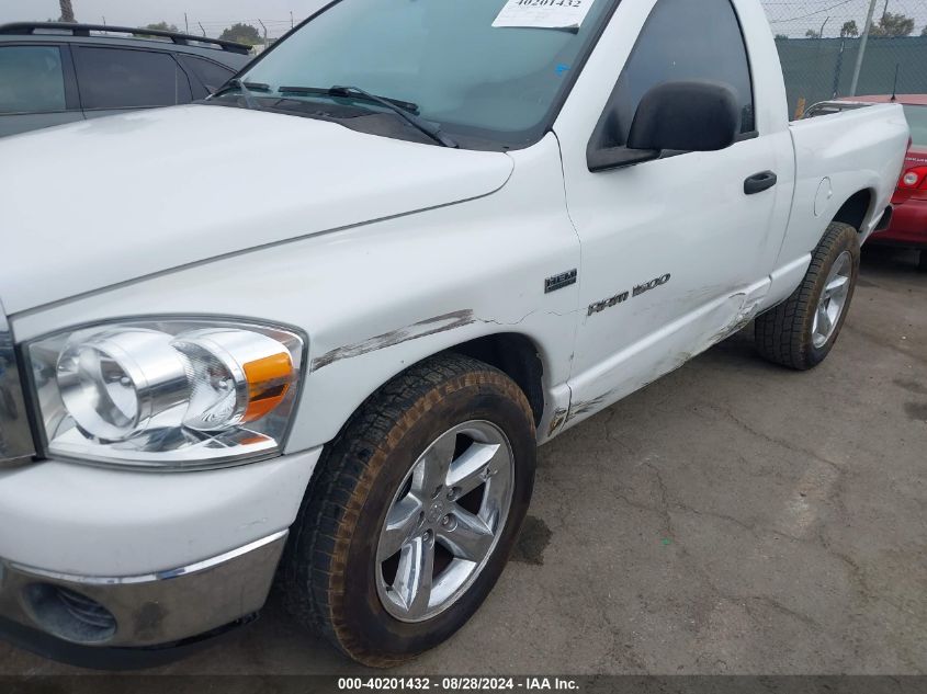 2007 Dodge Ram 1500 Slt/Sport VIN: 1D7HA16267J521118 Lot: 40201432