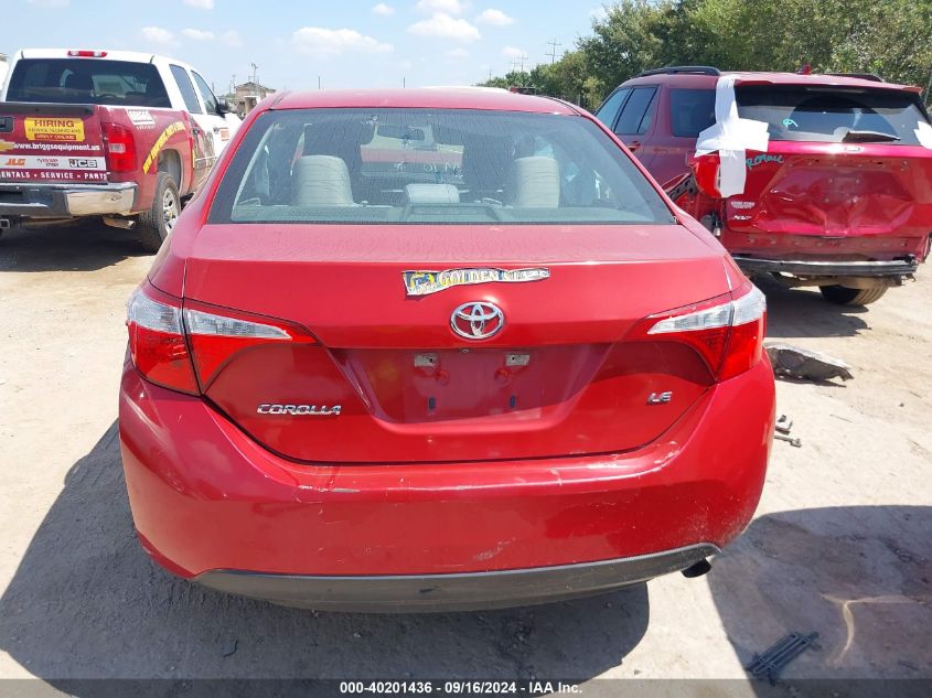 2015 TOYOTA COROLLA LE - 5YFBURHE2FP294470