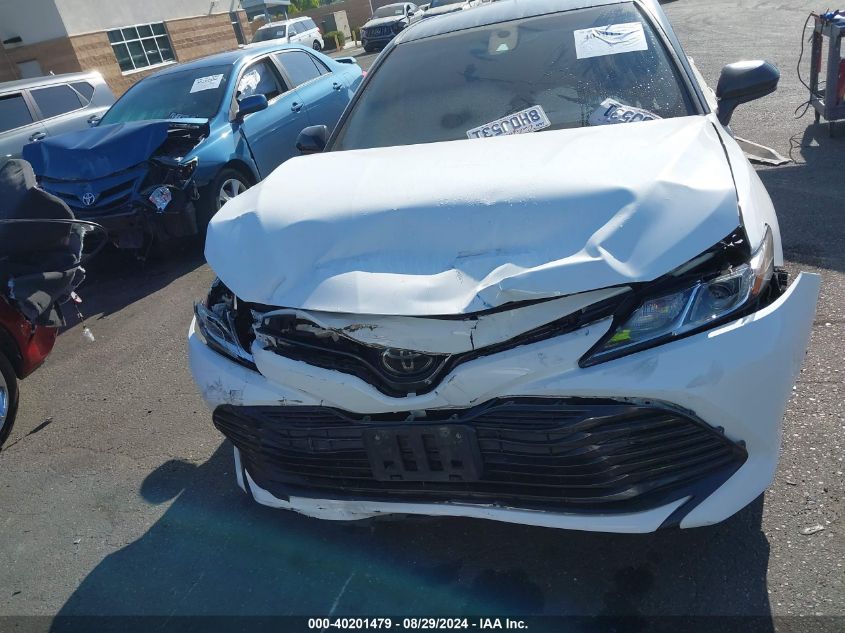 2019 Toyota Camry Le VIN: 4T1B11HK3KU727688 Lot: 40201479