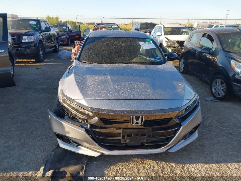 2021 Honda Accord Sport VIN: 1HGCV1F36MA088690 Lot: 40201490