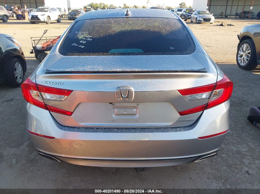 2021 Honda Accord Sport VIN: 1HGCV1F36MA088690 Lot: 40201490