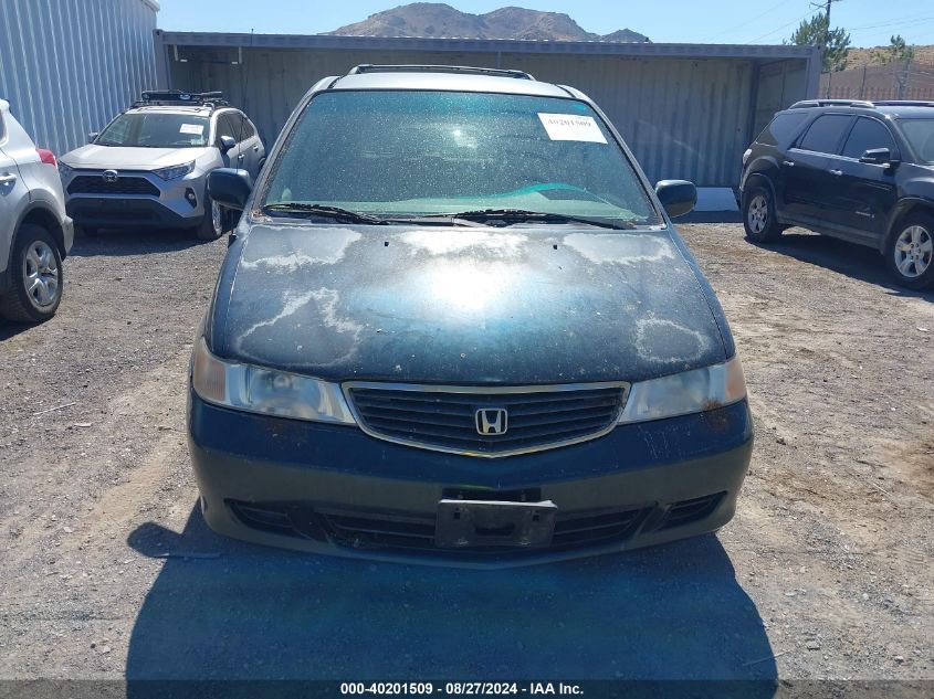 2000 Honda Odyssey Ex VIN: 2HKRL1866YH515726 Lot: 40201509