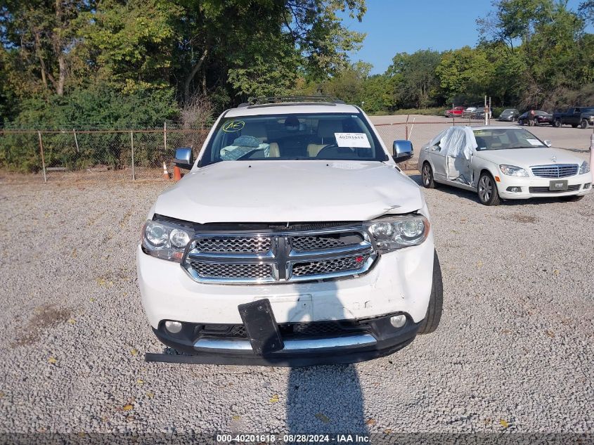 2012 Dodge Durango Citadel VIN: 1C4RDJEGXCC322462 Lot: 40201618