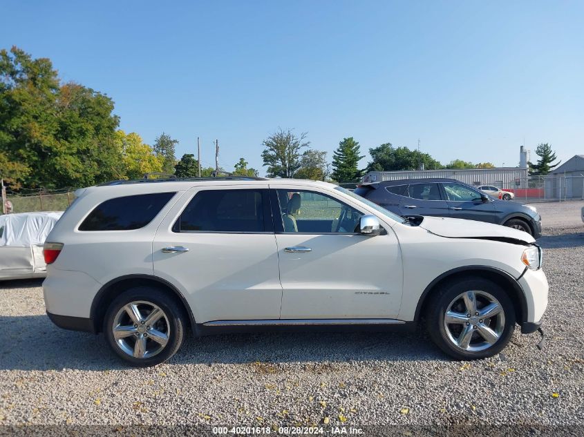 2012 Dodge Durango Citadel VIN: 1C4RDJEGXCC322462 Lot: 40201618