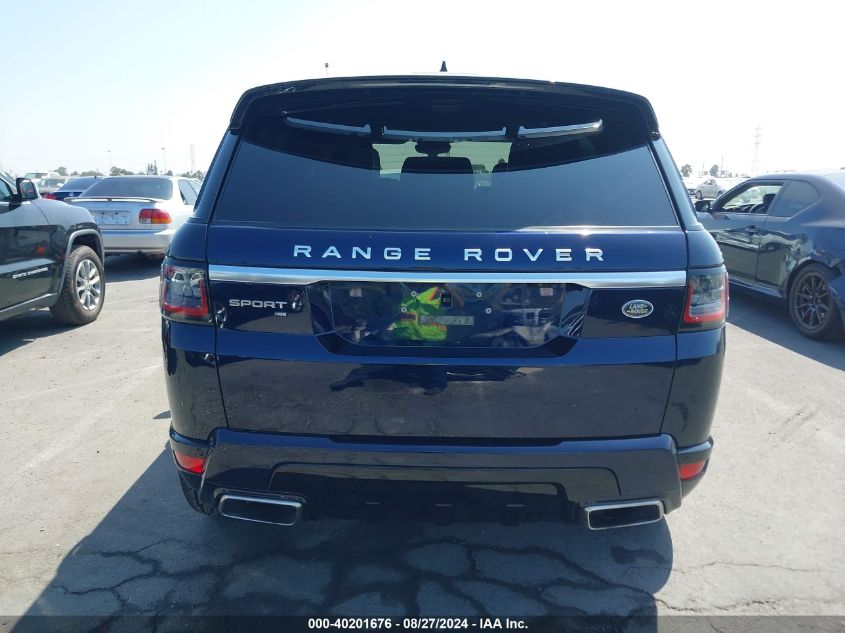 2020 Land Rover Range Rover Sport Hse Mhev VIN: SALWR2SU7LA711908 Lot: 40201676