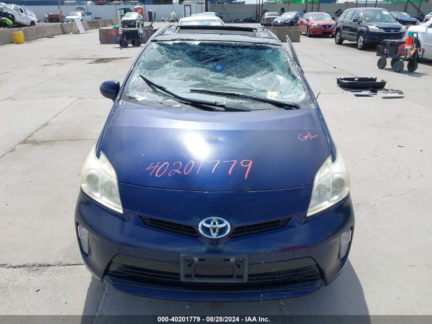 2013 Toyota Prius Three VIN: JTDKN3DU5D1657532 Lot: 40201779