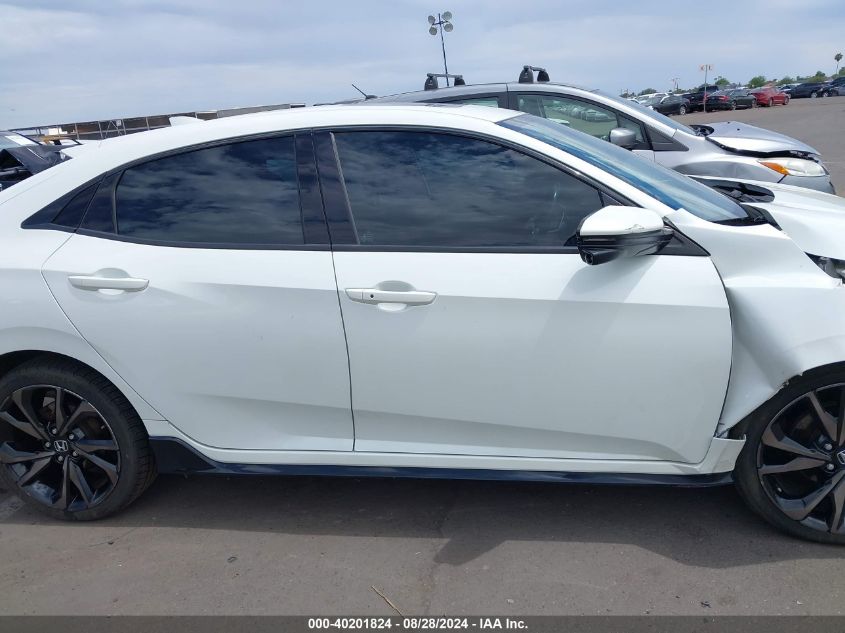 2019 Honda Civic Sport Touring VIN: SHHFK7H96KU416301 Lot: 40201824