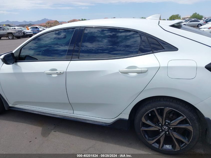 2019 Honda Civic Sport Touring VIN: SHHFK7H96KU416301 Lot: 40201824