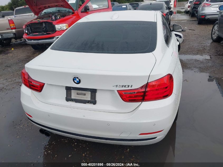 2017 BMW 430I VIN: WBA4R7C55HK895778 Lot: 40201895