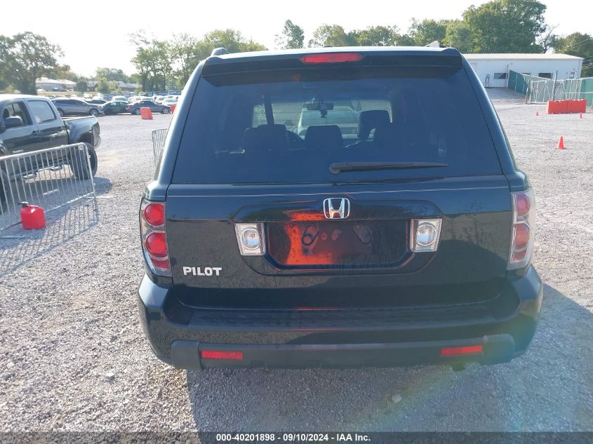 2007 Honda Pilot Ex-L VIN: 5FNYF28687B013998 Lot: 40201898