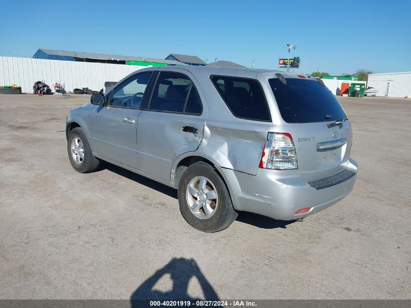 2008 Kia Sorento Lx Base VIN: KNDJD735585813275 Lot: 40201919