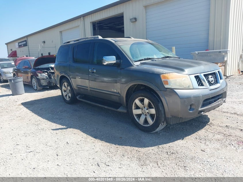 2008 Nissan Armada Le VIN: 5N1AA08D98N630876 Lot: 40201949