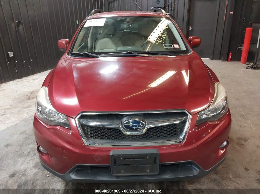 2014 Subaru Xv Crosstrek 2.0I Premium VIN: JF2GPACCXE8324556 Lot: 40201969