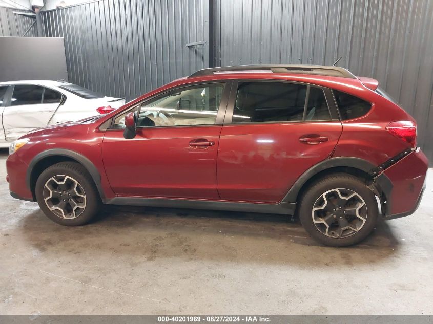 2014 Subaru Xv Crosstrek 2.0I Premium VIN: JF2GPACCXE8324556 Lot: 40201969