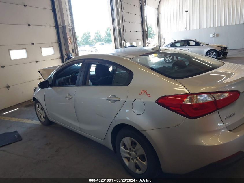 2016 Kia Forte Lx VIN: KNAFK4A61G5554530 Lot: 40201991