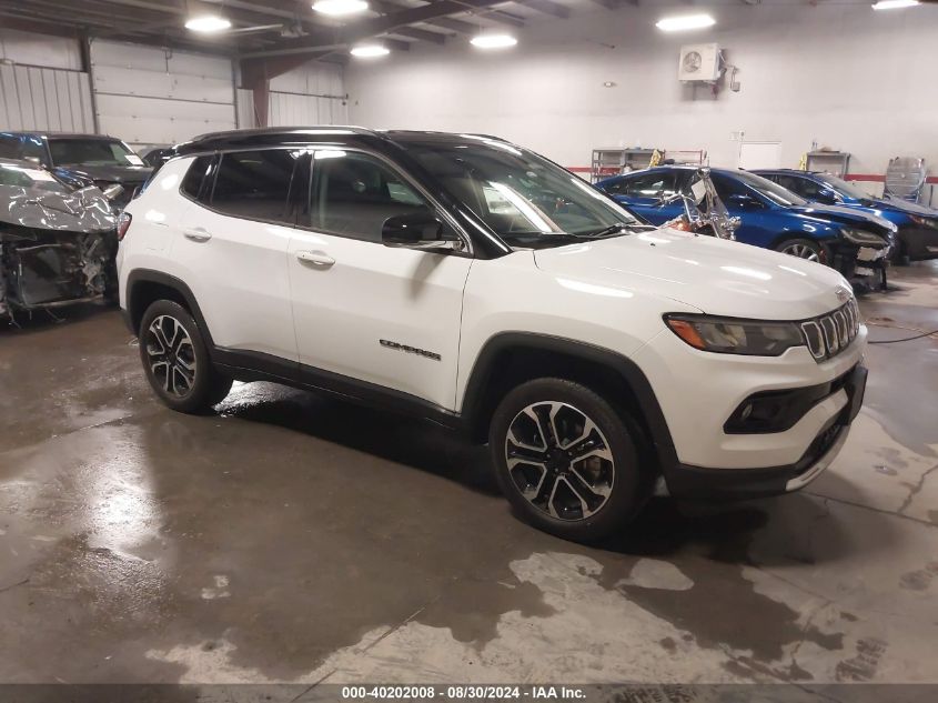 2022 JEEP COMPASS LIMITED 4X4 - 3C4NJDCB5NT111340