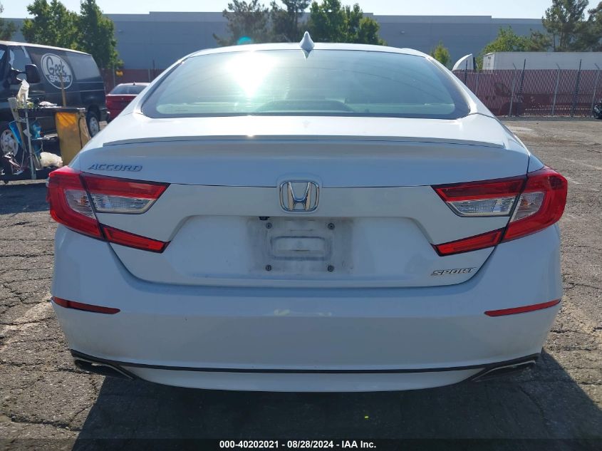 2018 Honda Accord Sport VIN: 1HGCV1F32JA049056 Lot: 40202021