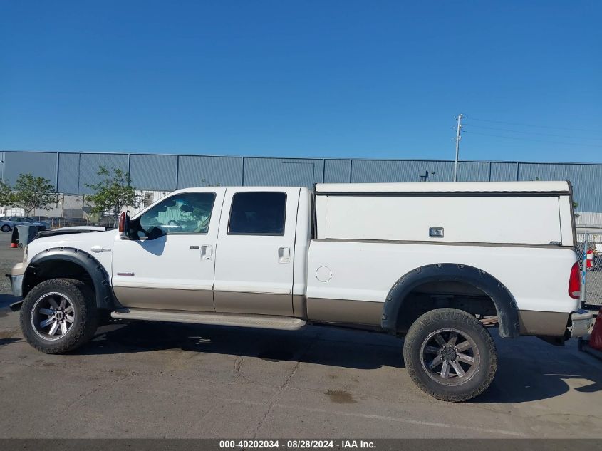 2005 Ford F-250 Lariat/Xl/Xlt VIN: 1FTSW21P55EA41779 Lot: 40202034