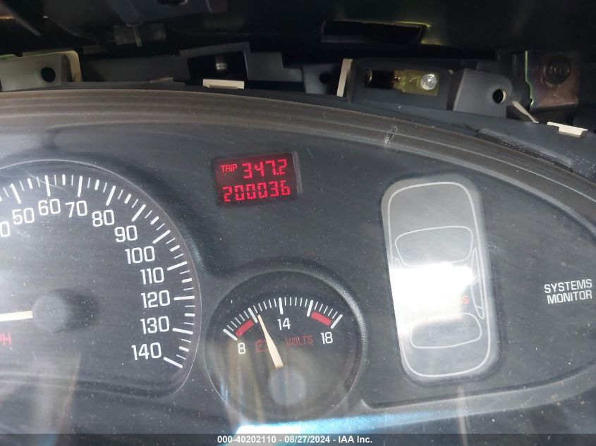 2000 Pontiac Bonneville Se VIN: 1G2HX54K1Y4264070 Lot: 40202110