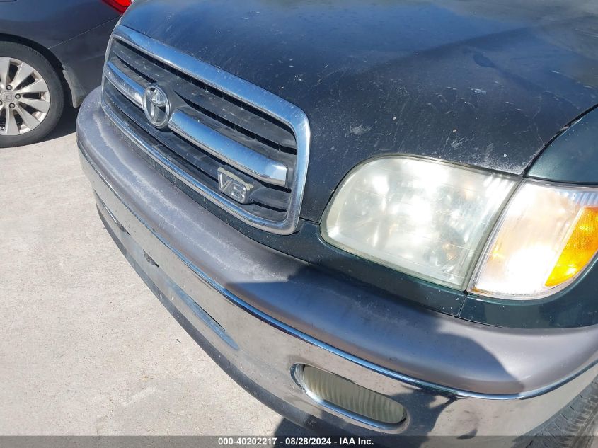 2002 Toyota Tundra Ltd V8 VIN: 5TBRT38152S270783 Lot: 40202217