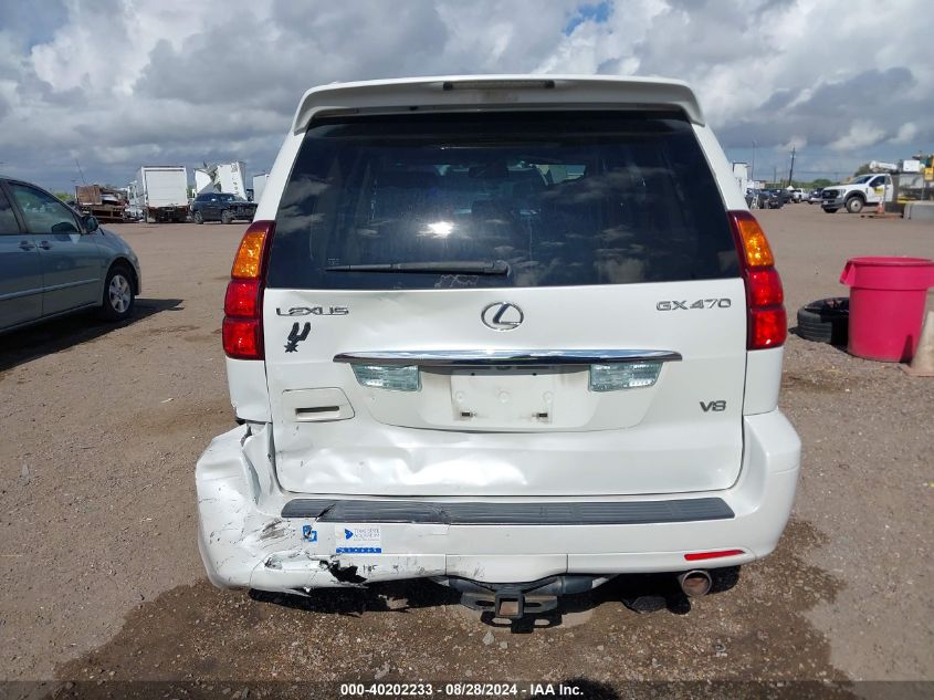 2007 Lexus Gx 470 VIN: JTJBT20X770140983 Lot: 40202233