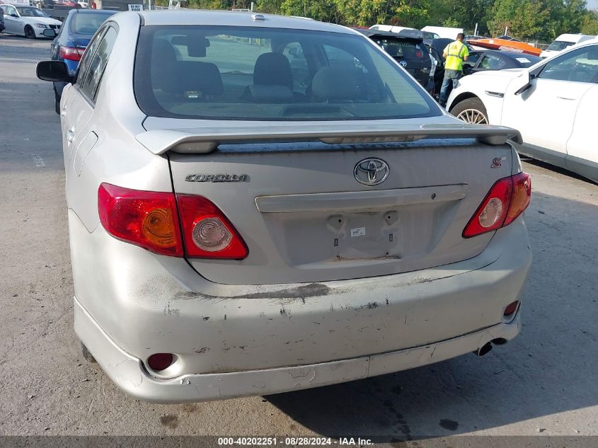 2010 Toyota Corolla S VIN: 2T1BU4EE6AC491576 Lot: 40202251