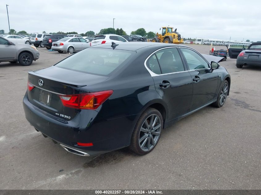 VIN JTHCE1BL9D5012781 2013 Lexus GS, 350 no.4