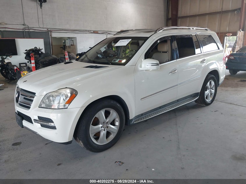 2012 Mercedes-Benz Gl 450 4Matic VIN: 4JGBF7BE3CA801136 Lot: 40202275