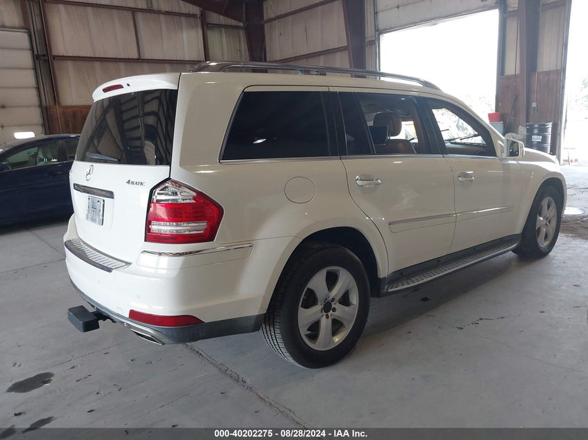 2012 Mercedes-Benz Gl 450 4Matic VIN: 4JGBF7BE3CA801136 Lot: 40202275