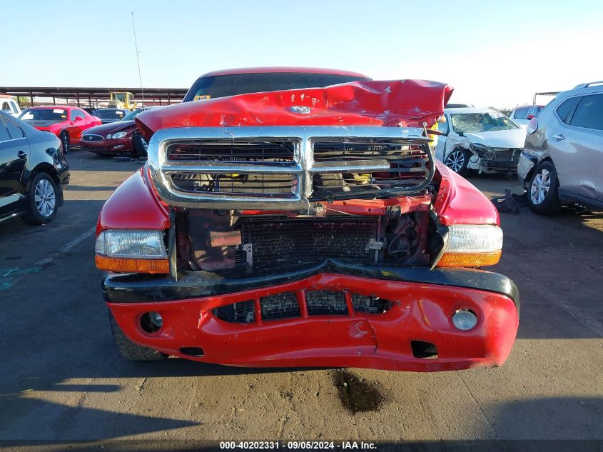 2002 Dodge Dakota Sport VIN: 1B7GL32X62S556550 Lot: 40202331