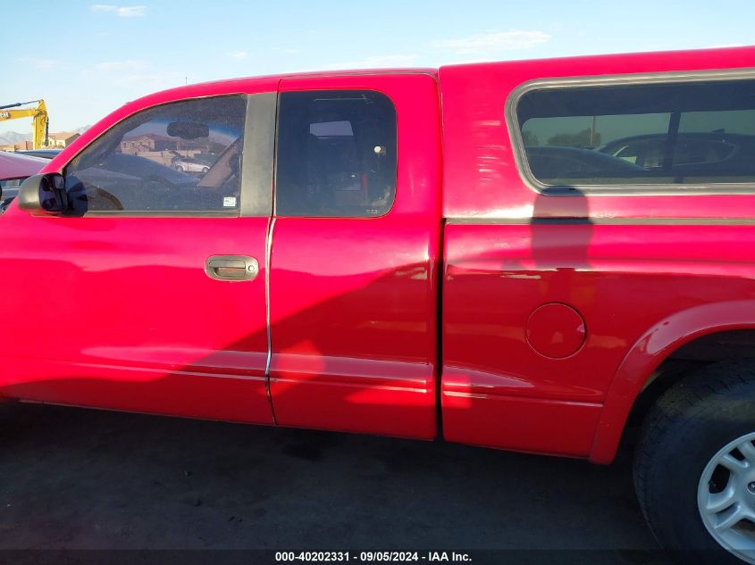 2002 Dodge Dakota Sport VIN: 1B7GL32X62S556550 Lot: 40202331