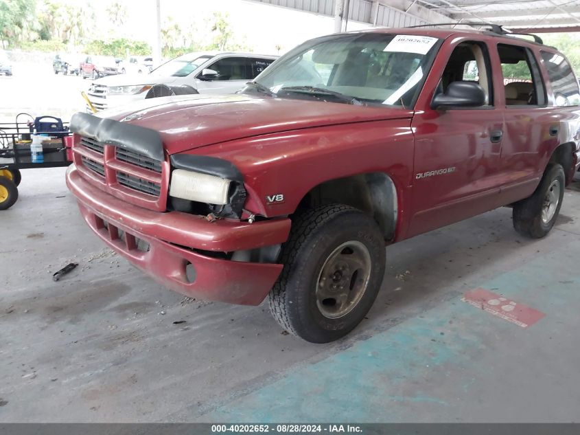 1998 Dodge Durango Slt VIN: 1B4HS28ZXWF127451 Lot: 40202652