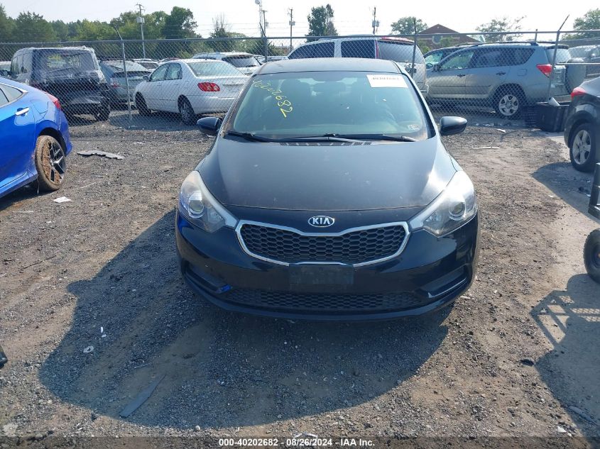 2014 Kia Forte Lx VIN: KNAFK4A63E5156832 Lot: 40202682