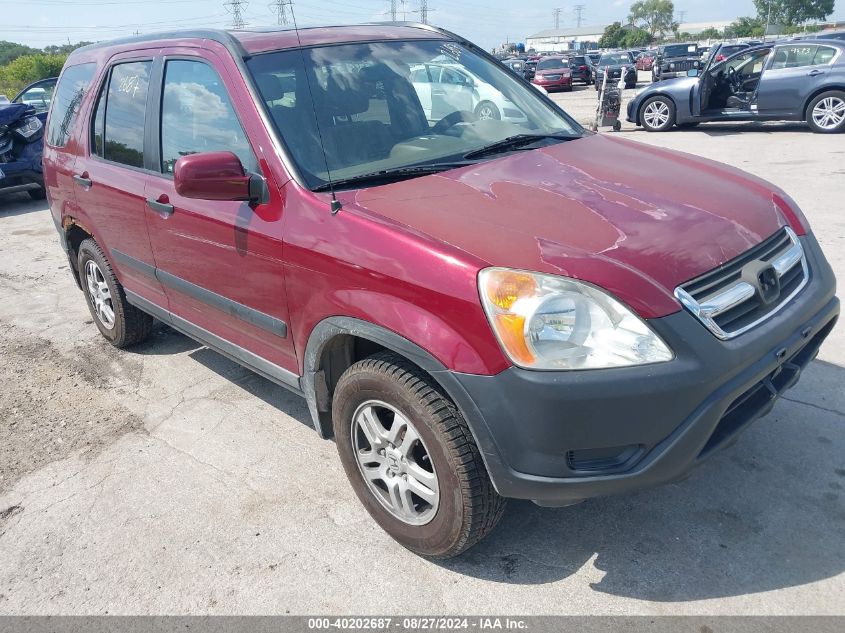 2003 Honda Cr-V Ex VIN: JHLRD78853C041616 Lot: 40202687