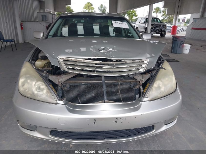 2004 Lexus Es 330 VIN: JTHBA30G045015402 Lot: 40202696