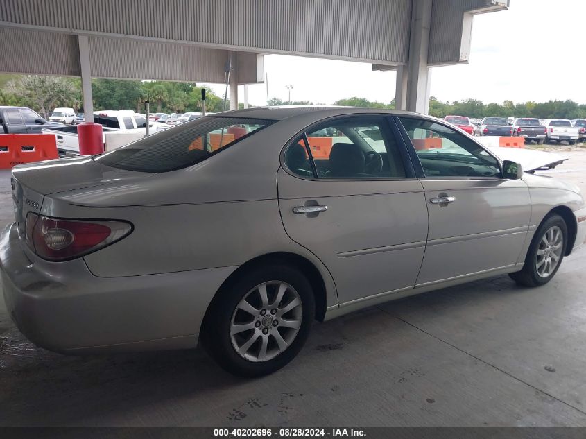 2004 Lexus Es 330 VIN: JTHBA30G045015402 Lot: 40202696