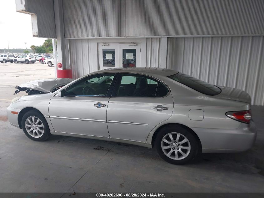 2004 Lexus Es 330 VIN: JTHBA30G045015402 Lot: 40202696